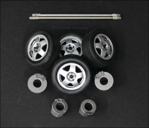 1:18 VW Golf 3 MK3 VR6 Wheel Set